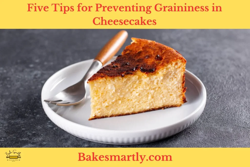 Five Tips for Preventing Graininess in Cheesecakes