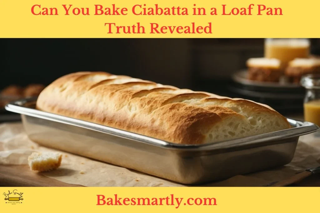 Can You Bake Ciabatta in a Loaf Pan - Truth Revealed