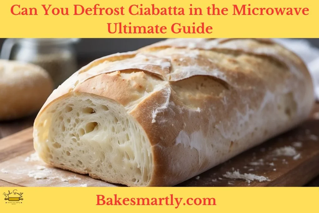 Can You Defrost Ciabatta in the Microwave | Ultimate Guide