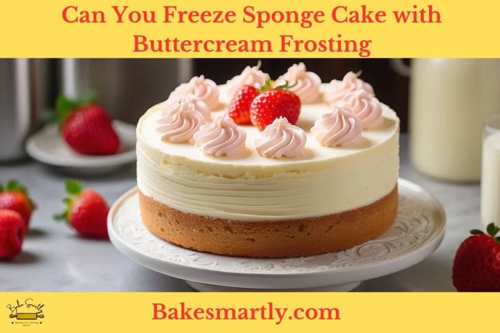 Can You Freeze Sponge Cake with Buttercream Frosting