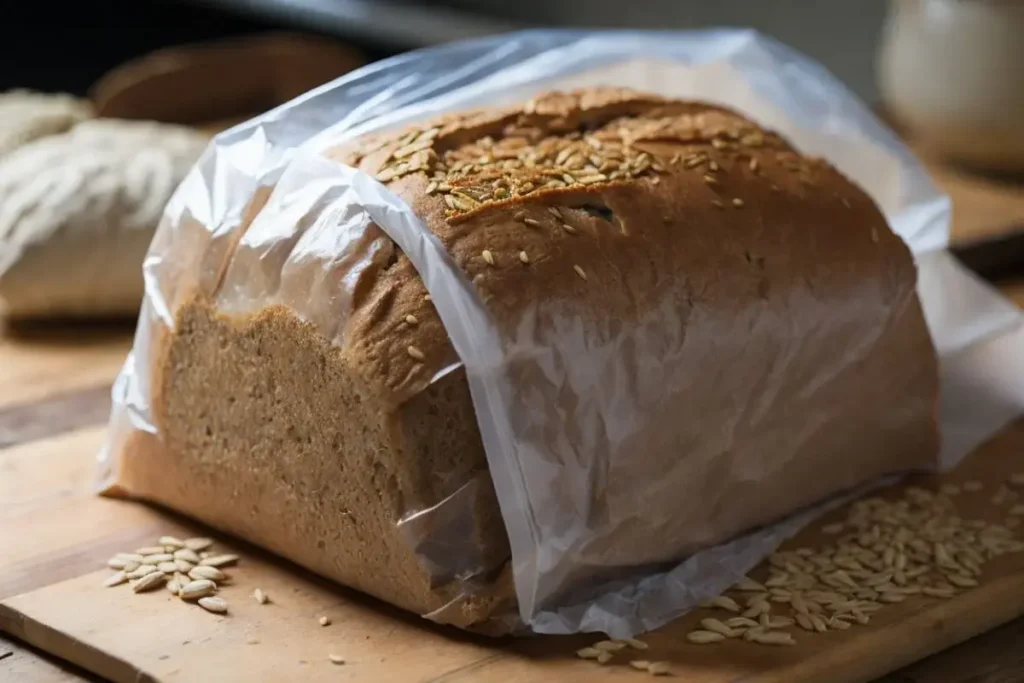 Storing and Freezing Yeast-Free Whole Wheat Bread