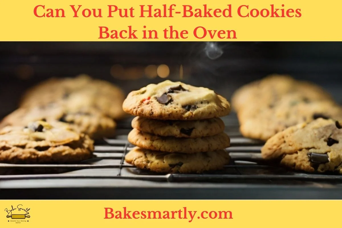 Can You Put Half-Baked Cookies Back in the Oven