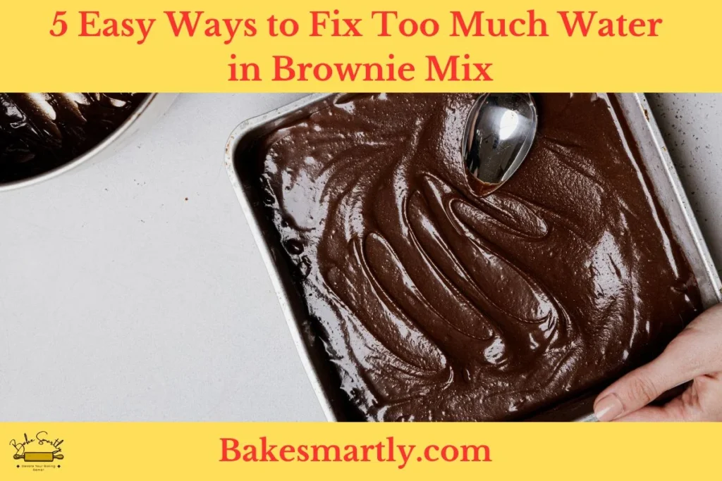 5 Easy Ways to Fix Too Much Water in Brownie Mix